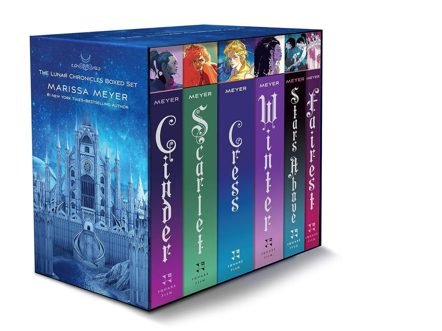 The Lunar Chronicles Boxed Set: Cinder, Scarlet, Cress, Fairest, Stars Above, Wi