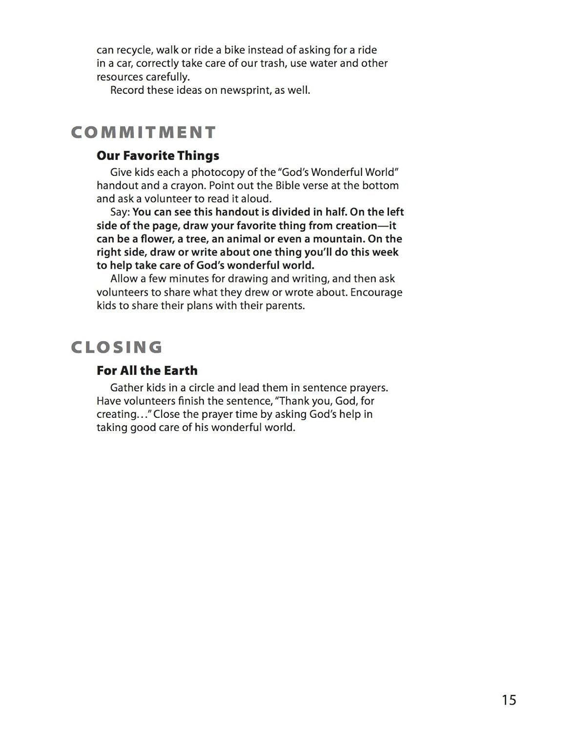 All-In-One Sunday School for Ages 4-12 (Volume 1): When You Have Kids of All Age