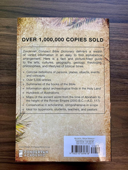 Zondervan Compact Bible Dictionary: A-To-Z Pocket Dictionary with over 5,000 Ent