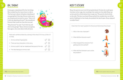 The Big Book of Reading Comprehension Activities, Grade 1: 120 Activities for Af