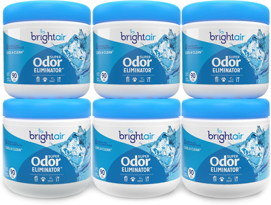 14 Oz. Super Odor Eliminator, for Medium-Size Spaces, Cool & Clean Scent, Case o