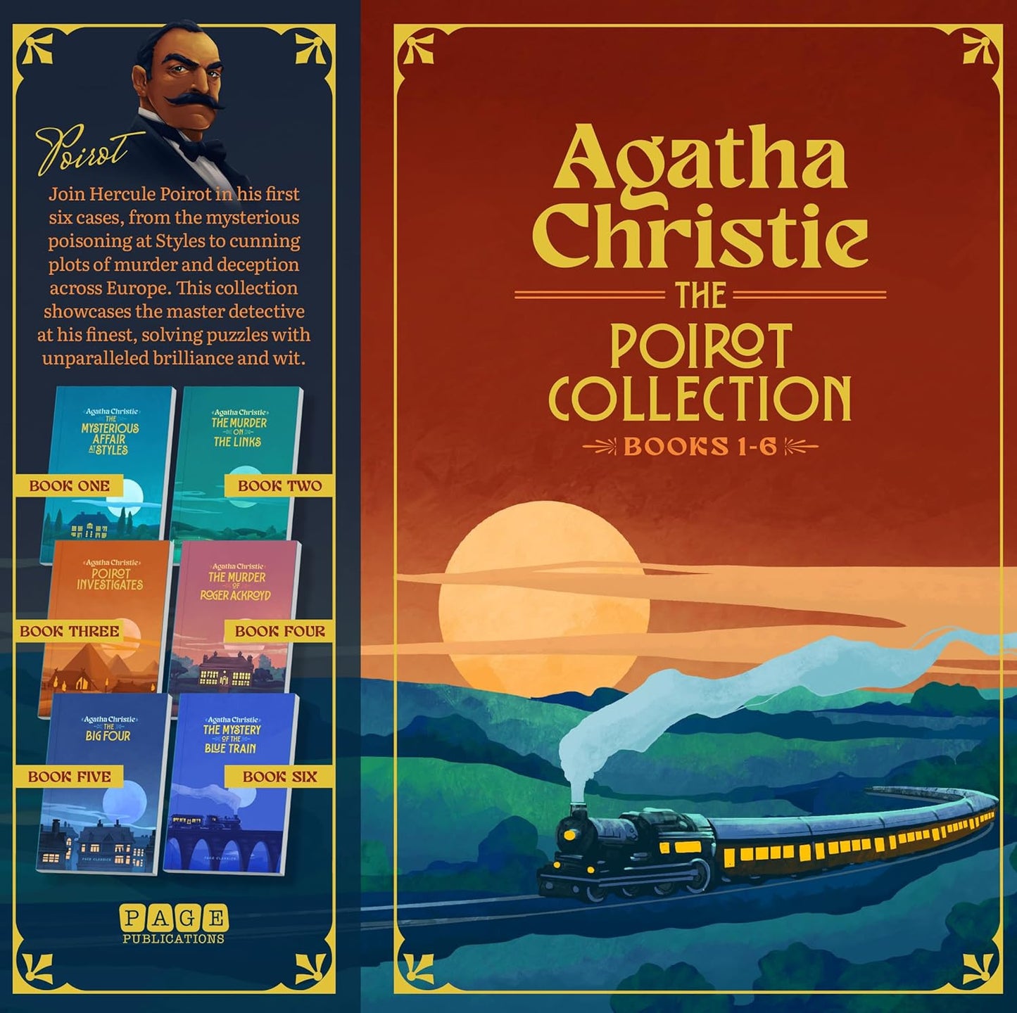Agatha Christie Poirot Collection (Books 1 to 6 in Slipcase)
