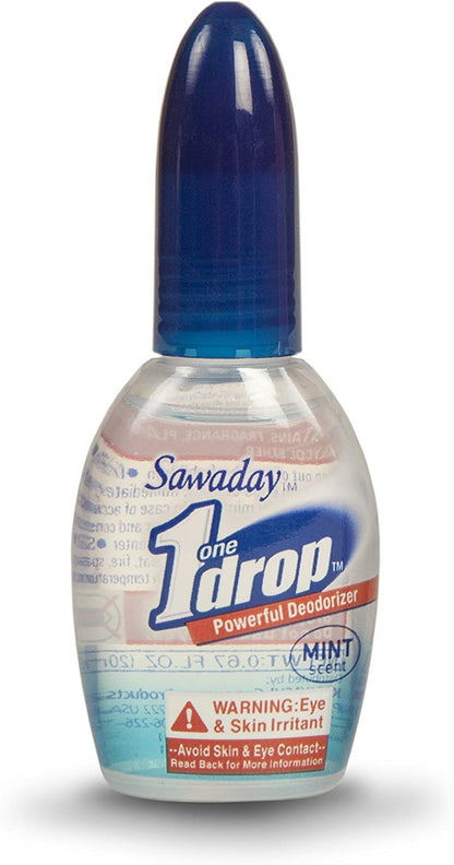 One-Drop Powerful Deodorizer, Before-You-Go Toilet Drops, 0.67 Fl Oz*- Mint Scen