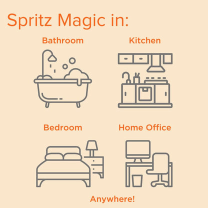 Odor Eliminator Air Freshener Spray for Home, Orange Blast, 3-Ounce, Pack of 3