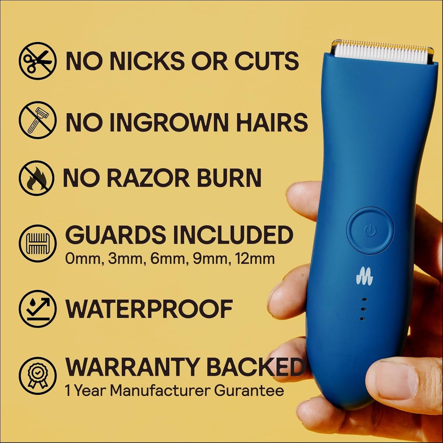 the Trimmer Original - Body Hair Trimmer for Men, Electric Shaver for Pubic Hair
