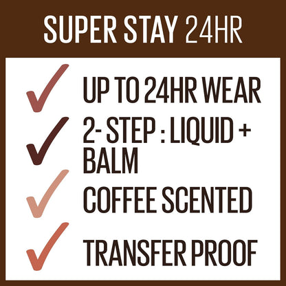 Superstay 24, 2-Step Liquid Lipstick, Coffee Edition, Chai Once More