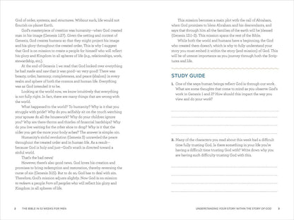 The Bible in 52 Weeks for Men: a Yearlong Bible Study