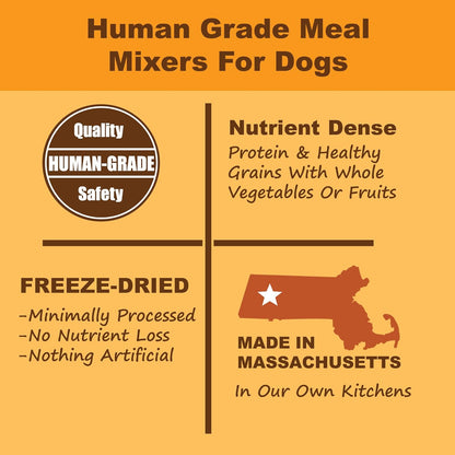 Whole Life Pet Bistro Bowl for Dogs - Human Grade Meal Mixer Food Topper - Healt