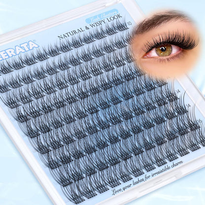 Wispy Lash Clusters Natural Eyelash Clusters 108 Pcs Cluster Eyelash Extensions