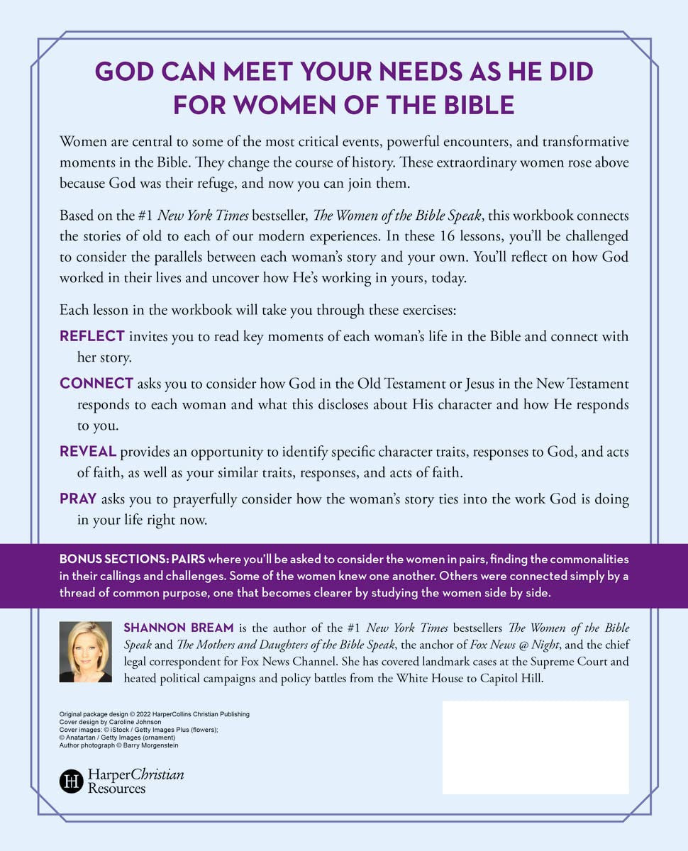 The Women of the Bible Speak Workbook: the Wisdom of 16 Women and Their Lessons