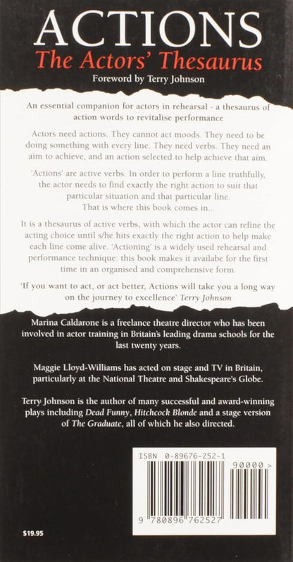 Actions: the Actors' Thesaurus