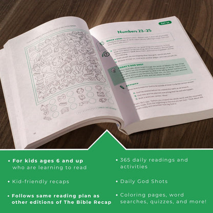 The Bible Recap Kids' Devotional: 365 Reflections and Activities for Children an