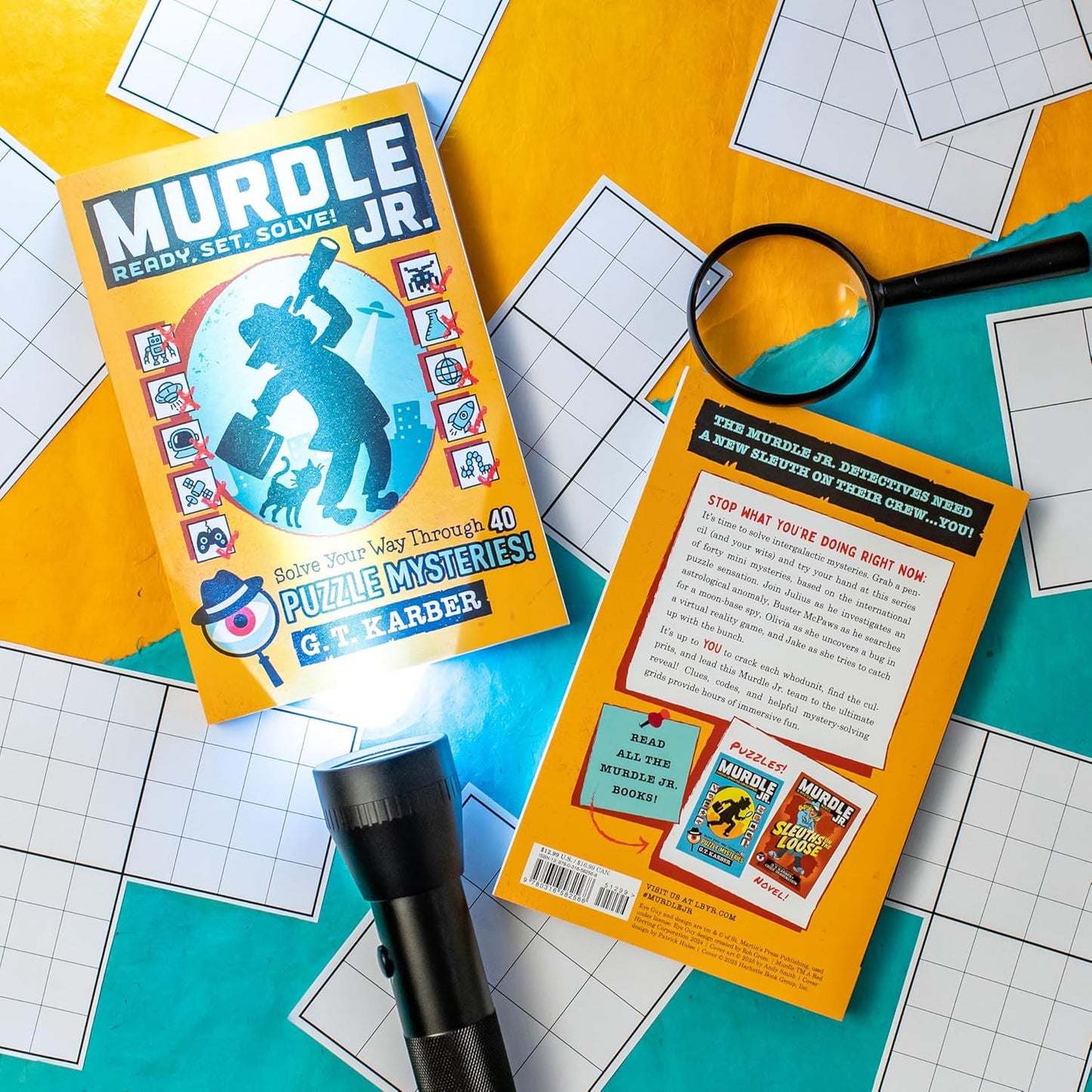 Murdle Jr.: Ready, Set, Solve!: Solve Your Way through 40 Puzzle Mysteries! (Mur