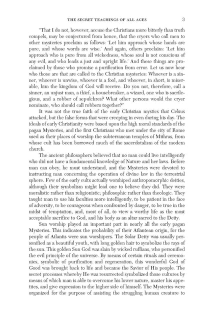 The Secret Teachings of All Ages: an Encyclopedic Outline of Masonic, Hermetic,