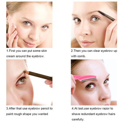 66 Eyebrow Razor and Face Razor for Women and Men, Eyebrow Hair Trimmer and Shav