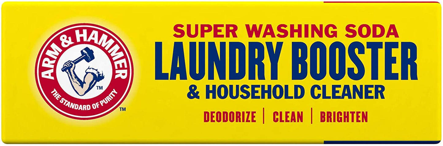 Super Washing Soda Household Cleaner and Laundry Booster, 55 Oz Box