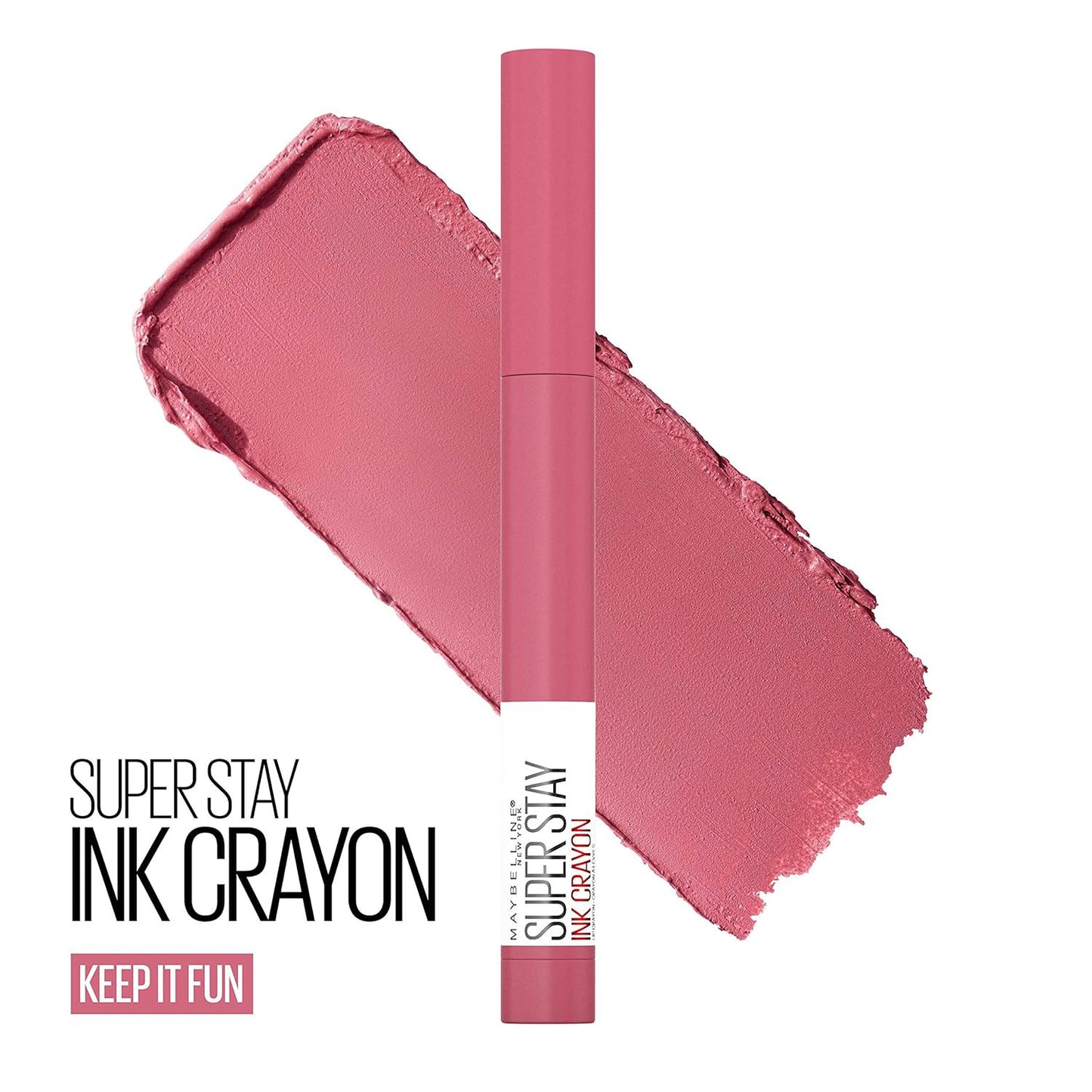Super Stay Ink Crayon Lipstick Makeup, Precision Tip Matte Lip Crayon with Built