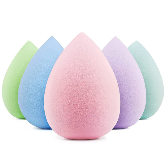 5 Pcs Makeup Sponge Set, Latex-Free Makeup Sponges for Foundation, Multi-Colored