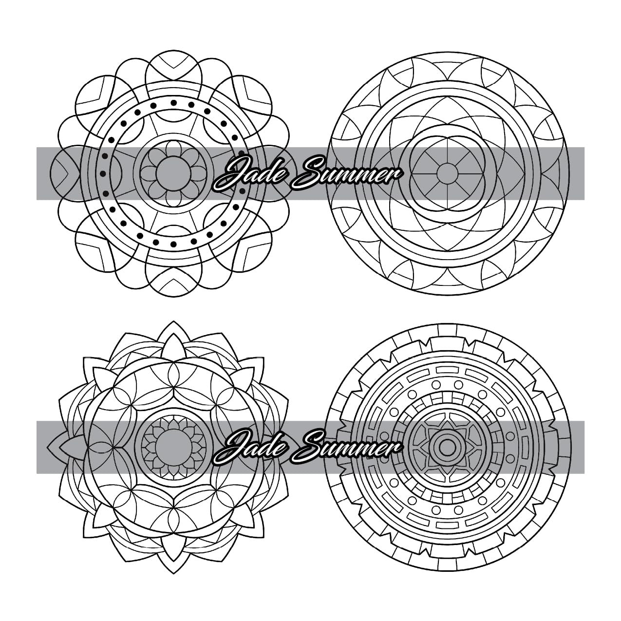 100 Mini Mandalas: a Mandala Coloring Book for Adults and Kids with Easy, Cute,
