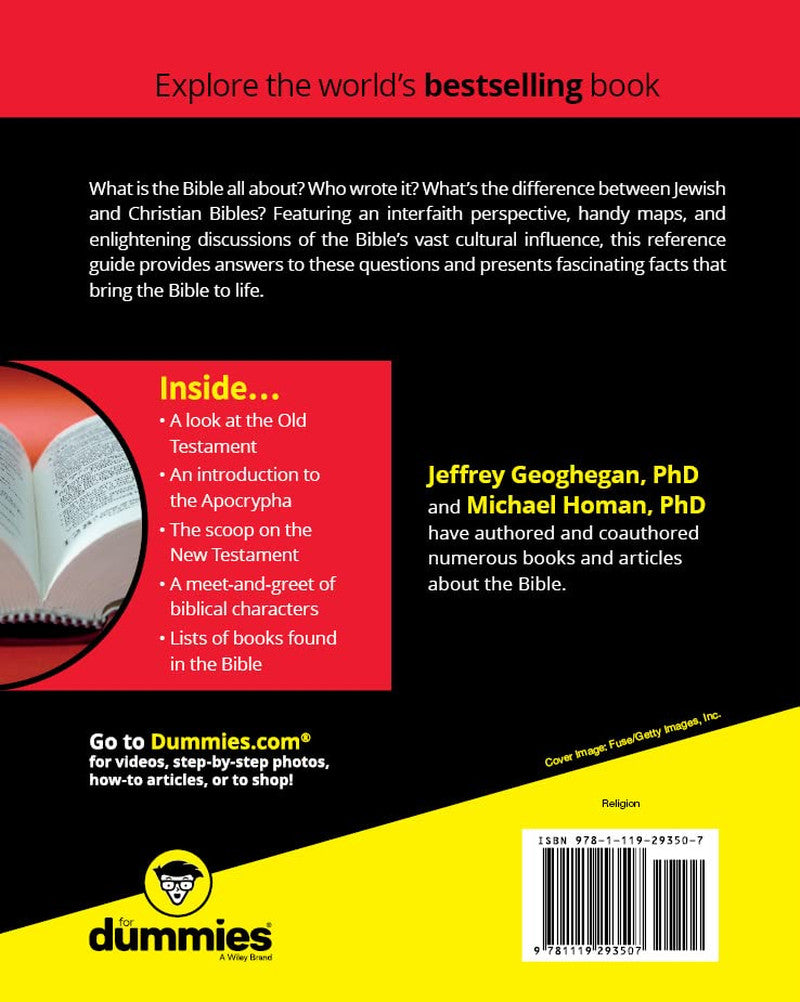 The Bible for Dummies (For Dummies (Religion & Spirituality))