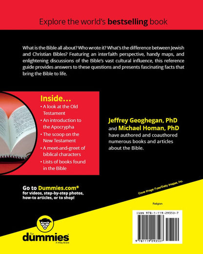 The Bible for Dummies (For Dummies (Religion & Spirituality))