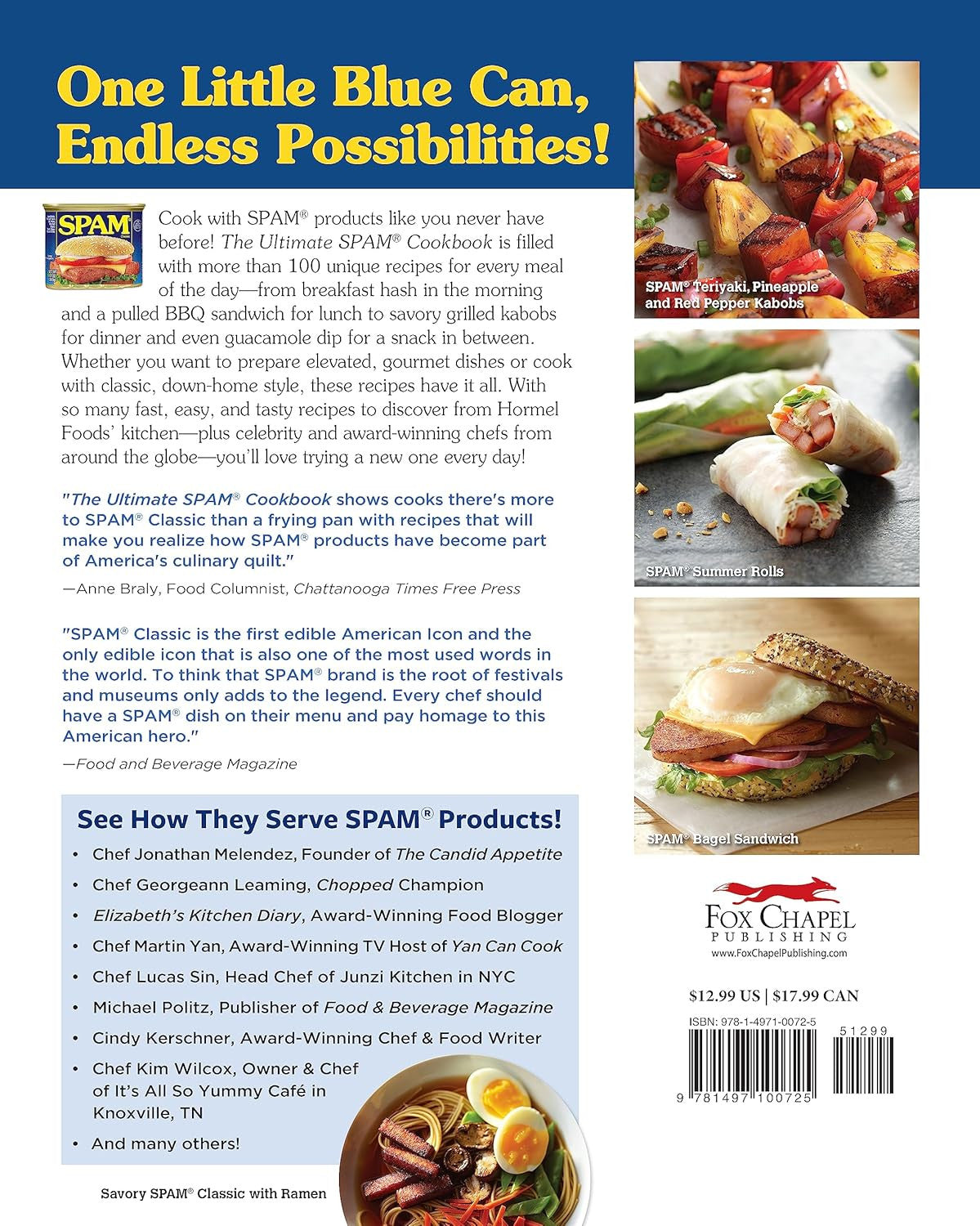 The Ultimate SPAM Cookbook: 100+ Quick and Delicious Recipes from Traditional to