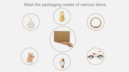 7X5X2 Inch Set of 50 Pack Brown Corrugated Shipping Boxes - Cardboard Boxes for
