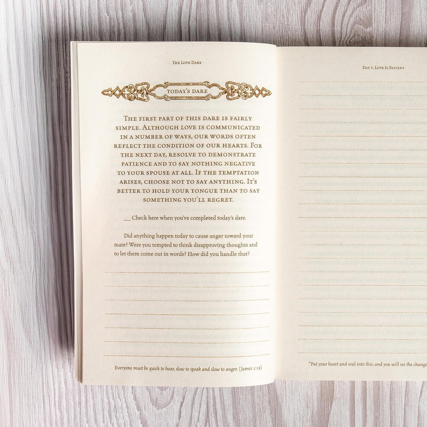 The Love Dare: a 40-Day Challenge for Husbands and Wives to Understand and Pract