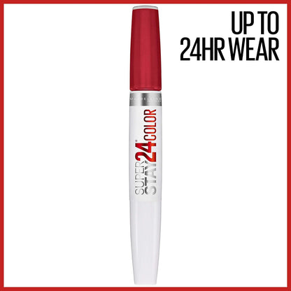 Super Stay 24, 2-Step Liquid Lipstick Makeup, Long Lasting Highly Pigmented Colo