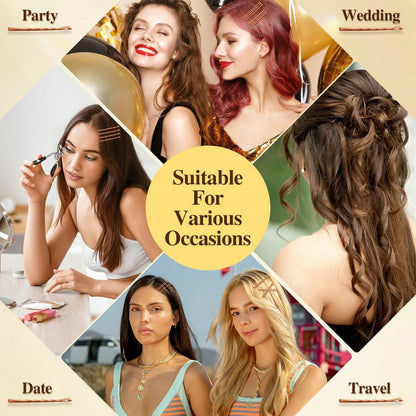 330 PCS Rose Gold Bobby Pins for Women Girls,  2.17 Inch Long Super Grip Blonde
