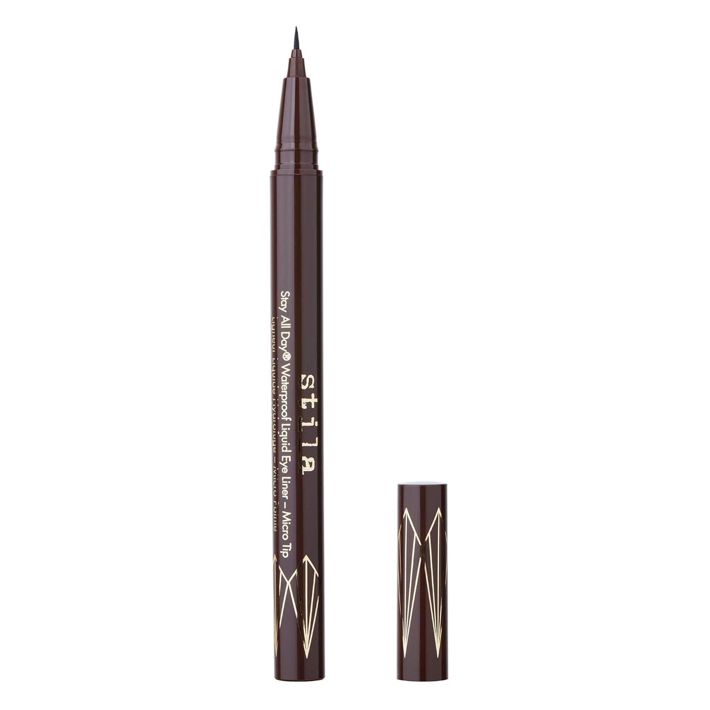 Waterproof Liquid Eye Liner, Stay All Day Makeup with Fine Brush Tip Lasting Sat