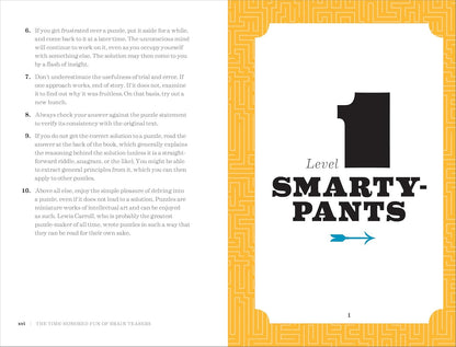 The 125 Best Brain Teasers of All Time: a Mind-Blowing Challenge of Math, Logic,