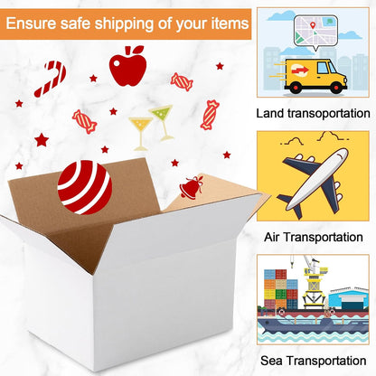 72 Pcs Shipping Boxes Corrugated Cardboard Small Shipping Boxes for Packaging Ma