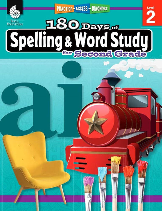 180 Days™: Reading, Vocabulary/Language for 2Nd Grade Practice Workbook for Clas