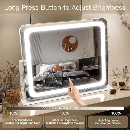 Vanity Mirror with Lights 22''X17'' Makeup Mirror with Lights,Vanity Mirror Touc