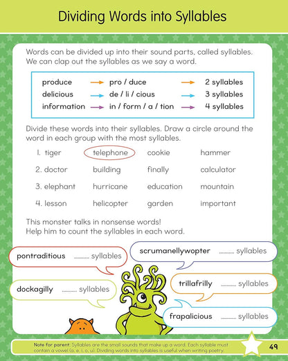 3Rd Grade BIG Workbook All Subjects for Kids 8 - 9 Includes 220+ Activities, Spe