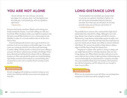 The College Survival Guide for Christian Women: 5-Minute Devotions for Strength,