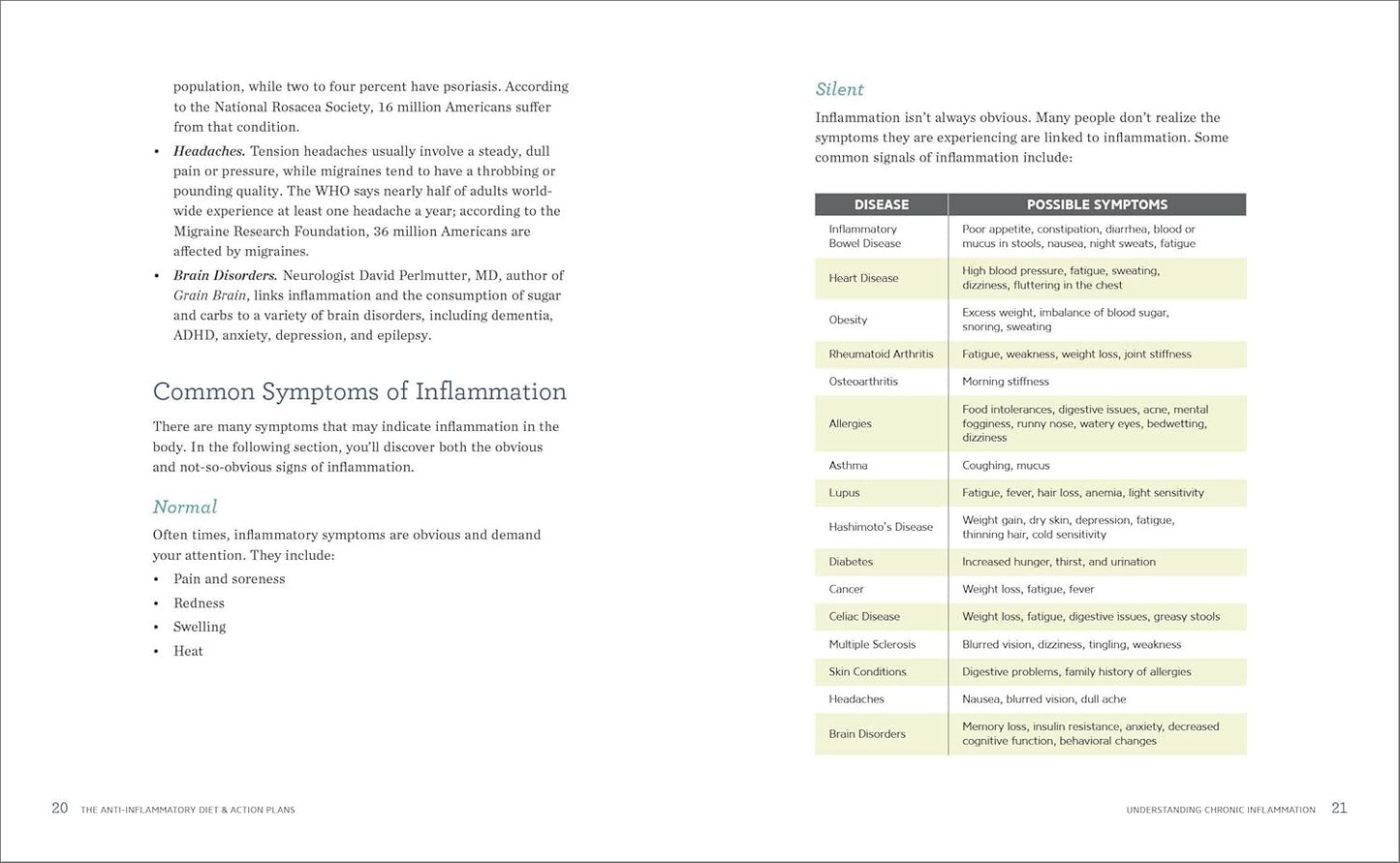 The Anti-Inflammatory Diet & Action Plans: 4-Week Meal Plans to Heal the Immune