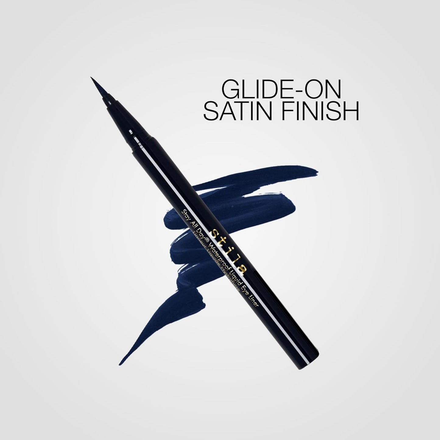 Waterproof Liquid Eye Liner, Stay All Day Makeup with Fine Brush Tip Lasting Sat