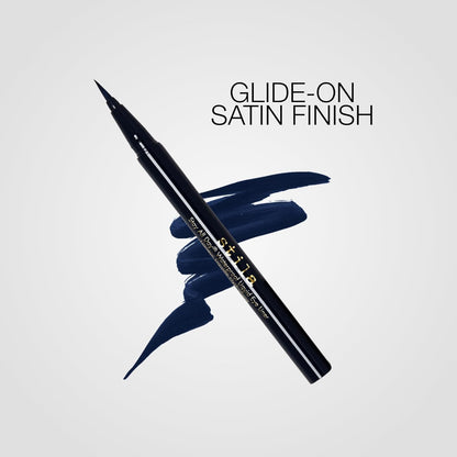 Waterproof Liquid Eye Liner, Stay All Day Makeup with Fine Brush Tip Lasting Sat