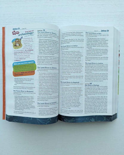 NLT Hands-On Bible for Kids, 3Rd Edition (Softcover): Full-Color, Family Activit