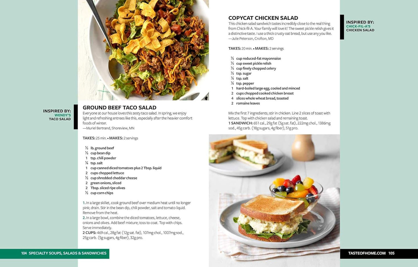 Taste of Home Copycat Restaurant Favorites: Restaurant Faves Made Easy at Home (