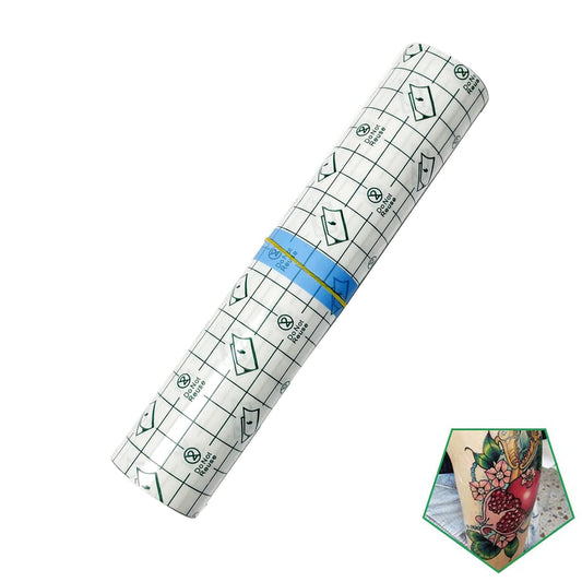 Tattoo Aftercare Bandage Roll 8"X 2 Yard - Waterproof Transparent Film for Tatto