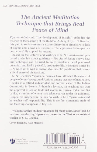 The Art of Living: Vipassana Meditation