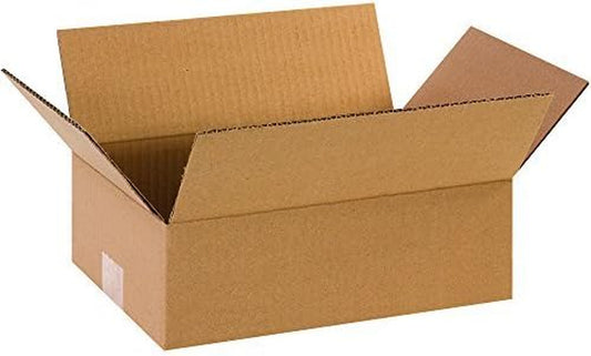 12 X 8 X 4 Corrugated Cardboard Boxes, Flat 12"L X 8"W X 4"H, Pack of 25 | Shipp
