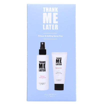 Thank Me Later Primer & Setting Spray Duo – Oil-Control Face Primer for Smooth,