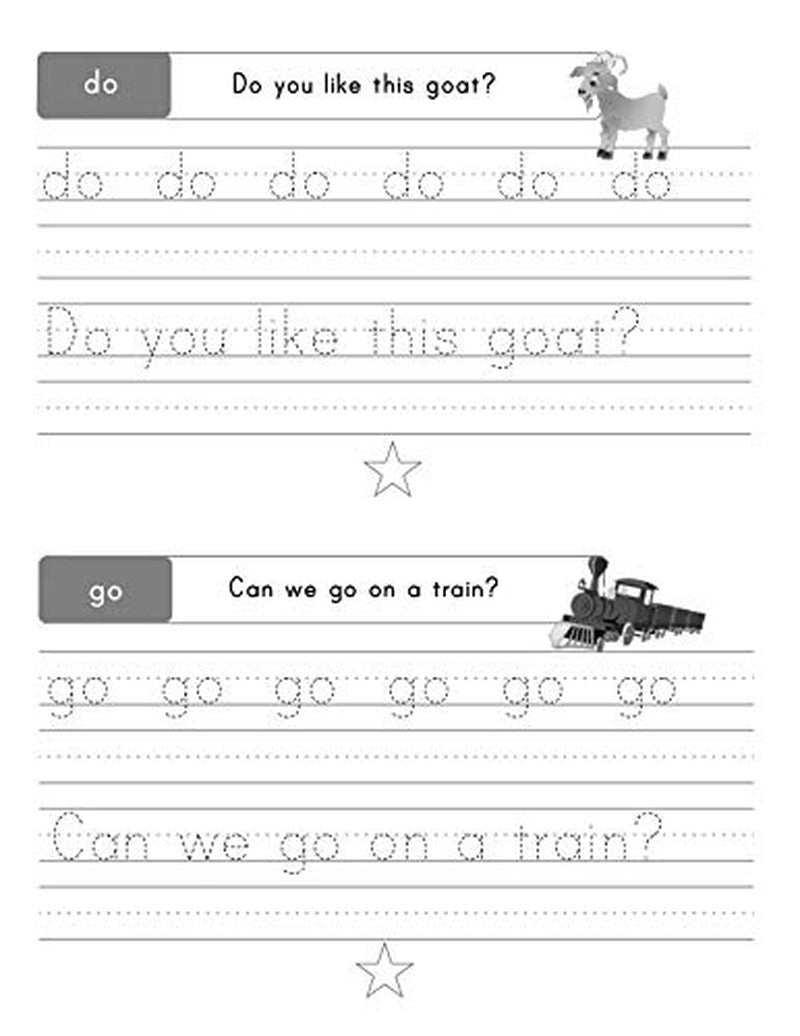 200 Essential Sight Words for Kids Learning to Write and Read: Activity Workbook