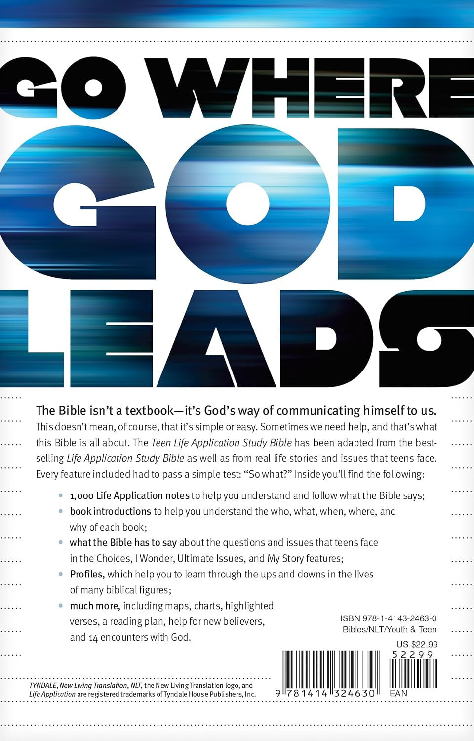 Tyndale NLT Teen Life Application Study Bible (Paperback), NLT Study Bible with