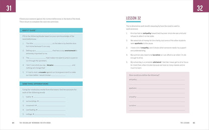 The Vocabulary Workbook for 8Th Grade: Weekly Activities to Boost Your Word Powe
