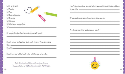 My First Mom and Daughter Journal: an Activity Book for Girls and Moms Together